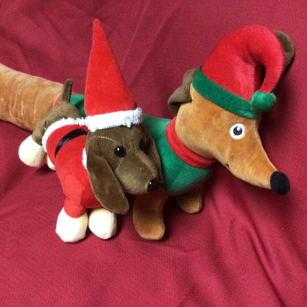 Christmas Wiener dogs